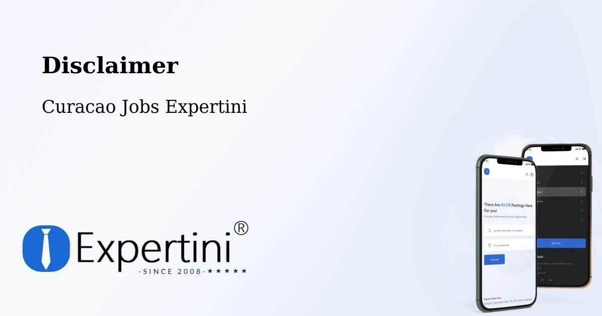 Disclaimer – Curacao - Curacao Jobs Expertini